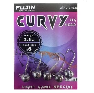 Fujin Curvy Jig Head Zoka 6 No 2.5gr (5 adet)