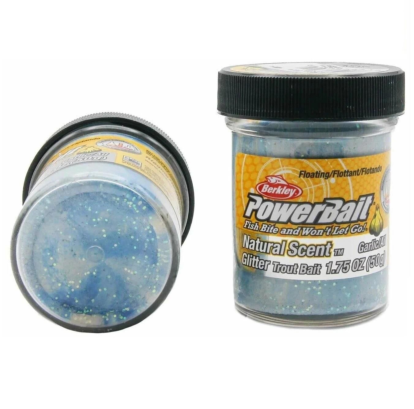 Berkley Powerbait Naturel Scent Garlic Simli Alabalık Hamuru White Neon Blue