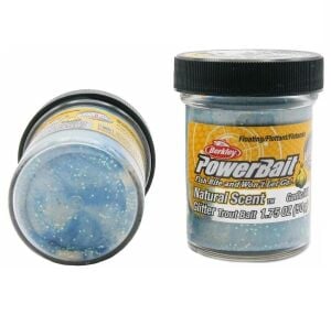 Berkley Powerbait Naturel Scent Garlic Simli Alabalık Hamuru White Neon Blue