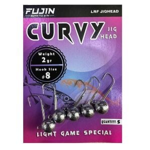 Fujin Curvy Jig Head Zoka 8 No 2gr (5 adet)
