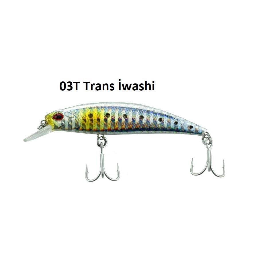 Fujin Ziggy 7cm 9.6gr Sinking 60-150cm LRF Maket Balık 03T Trans İwashi