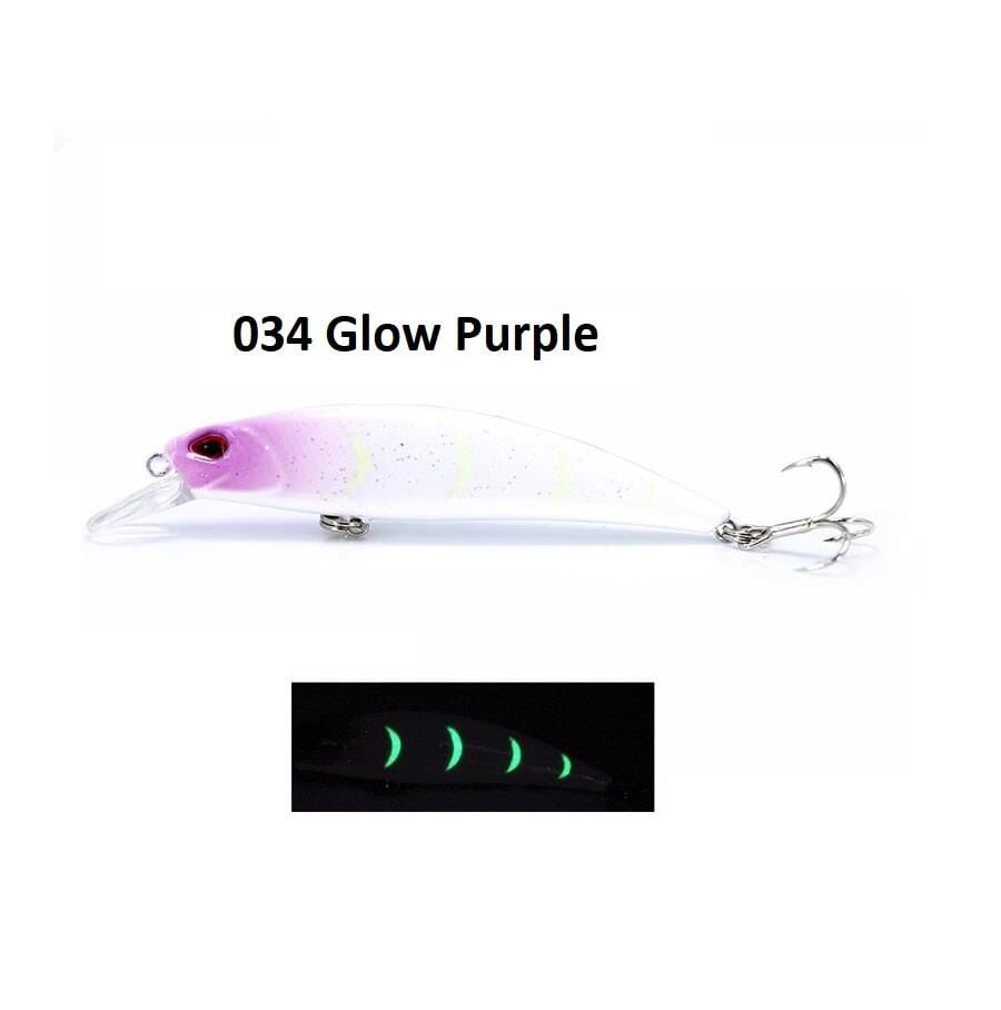 Fujin Ziggy 7cm 9.6gr Sinking 60-150cm LRF Maket Balık 034 Glow Purple