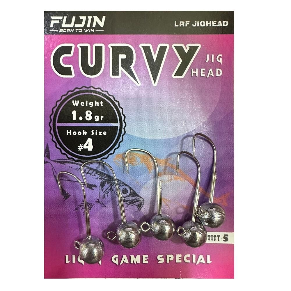 Fujin Curvy Jig Head Zoka 4 No 1.8gr (5 adet)