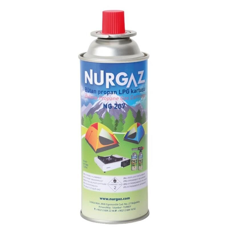 Nurgaz NG207 220 gr Valfli Kartuş
