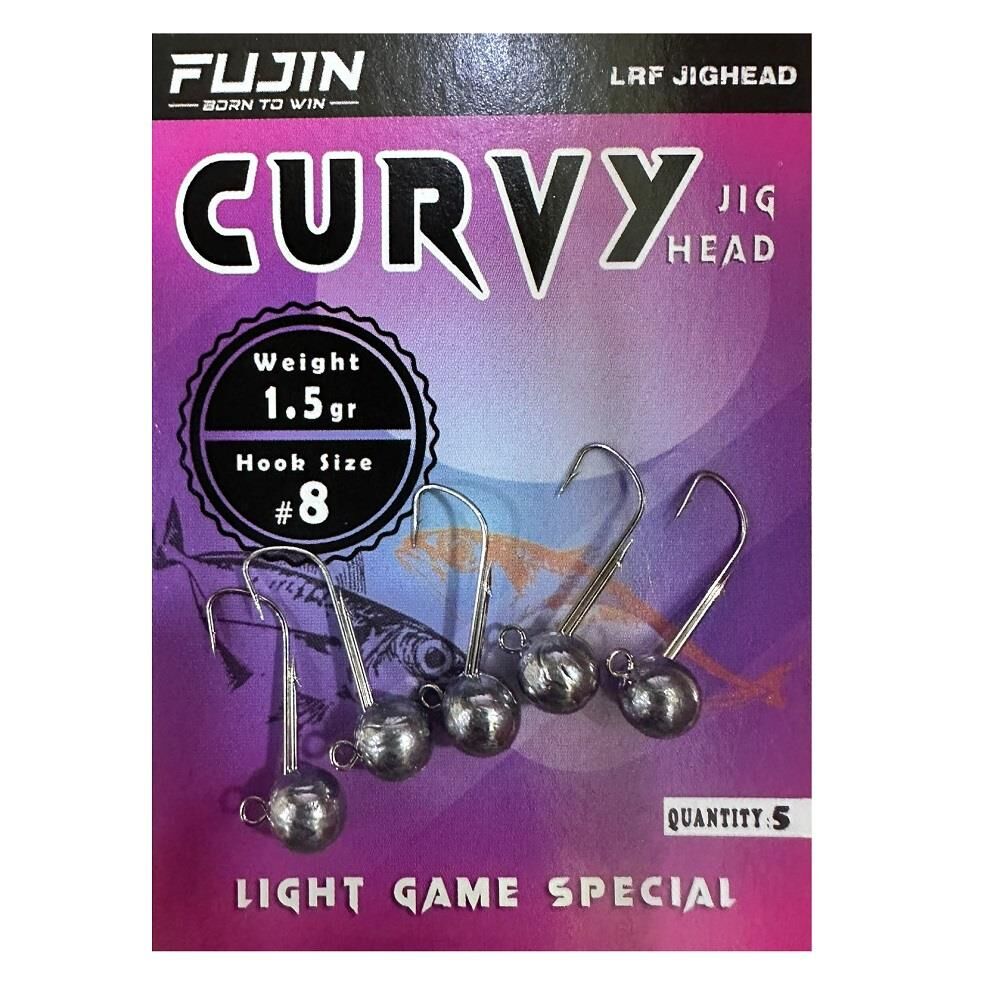 Fujin Curvy Jig Head Zoka 8 No 1.5gr (5 adet)