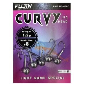Fujin Curvy Jig Head Zoka 8 No 1.5gr (5 adet)