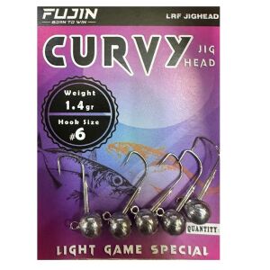 Fujin Curvy Jig Head Zoka 6 No 1.4gr (5 adet)