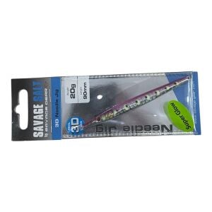Savage Gear 3D Needle Jig 20gr 9cm Jig Yem Pink Flash Glow Dots