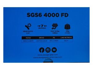 Savage Gear SGS6 4000 FD 6+1BB Spin Olta Makinesi