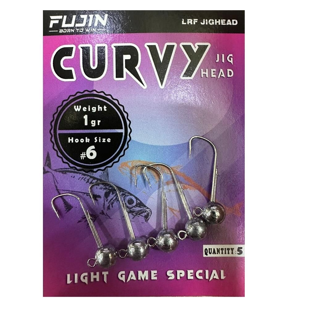 Fujin Curvy Jig Head Zoka 6 No 1gr (5 adet)