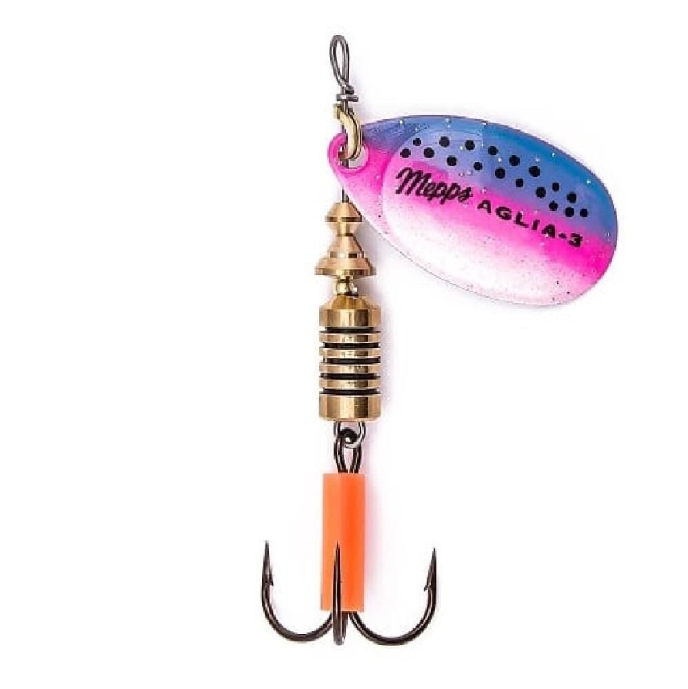 Mepps Rainbow No:3 7gr Döner Kaşık Mavi-Pembe Benekli