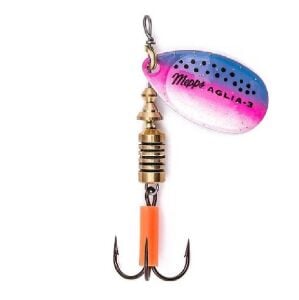 Mepps Rainbow No:3 7gr Döner Kaşık Mavi-Pembe Benekli