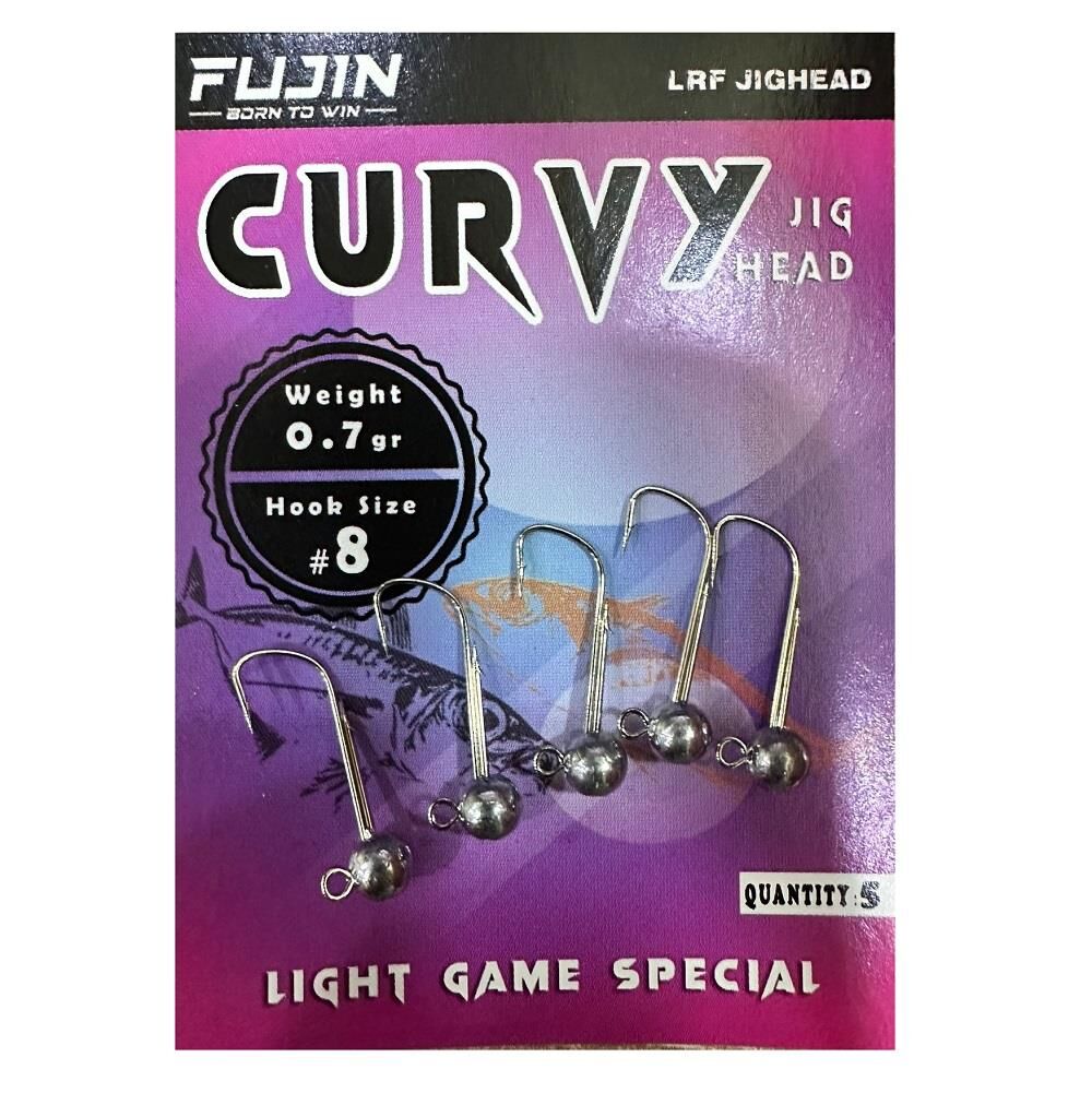 Fujin Curvy Jig Head Zoka 8 No 0.7gr (5 adet)