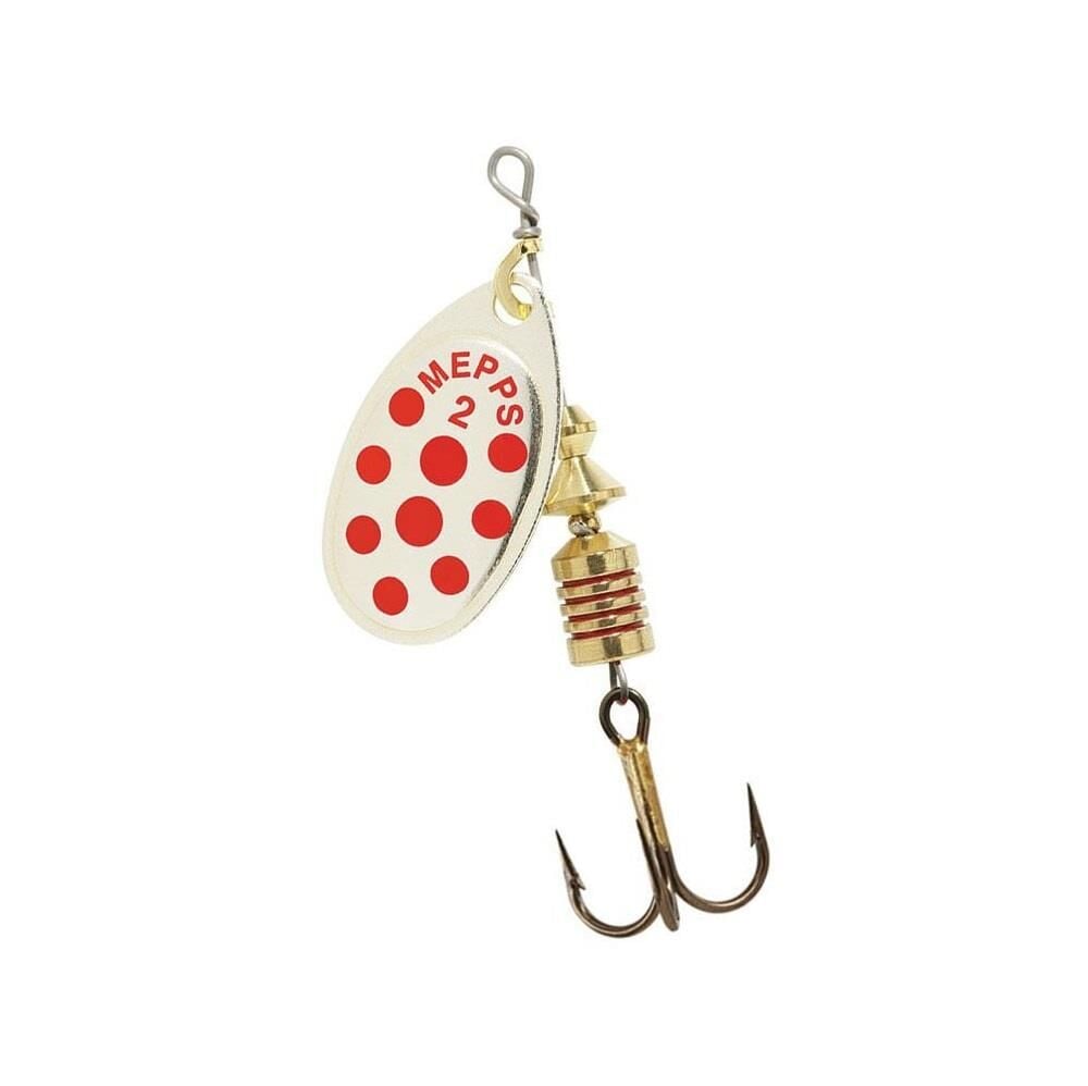 Mepps Aglia No:2 4.6gr Döner Kaşık Gümüş Kırmızı