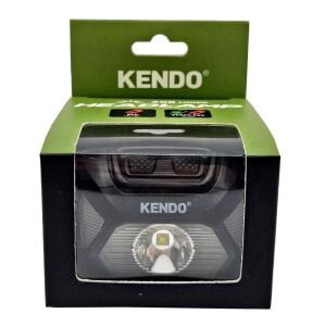 Kendo HCR-200L 200 Lümen Beyaz + Kırmızı Led Pilli Kafa Lambası