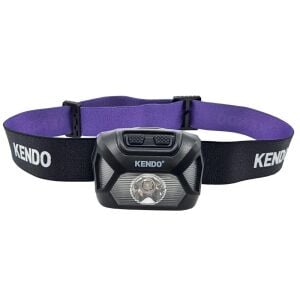 Kendo HCR-200L 100 Lümen UV Mor + Mavi + Beyaz Led Pilli Kafa Lambası