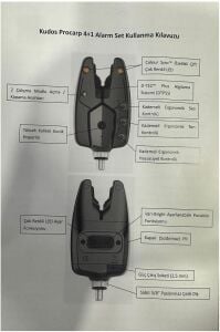 Kudos Pro Carp 4+1 Sazan Alarm Seti