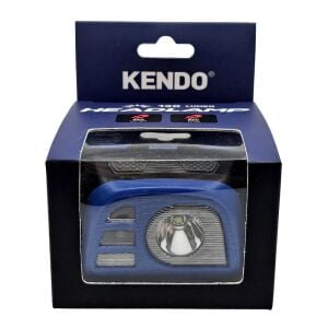 Kendo HCR-120L 120 Lümen Beyaz + Kırmızı Led Sensörlü Şarjlı Kafa Lambası