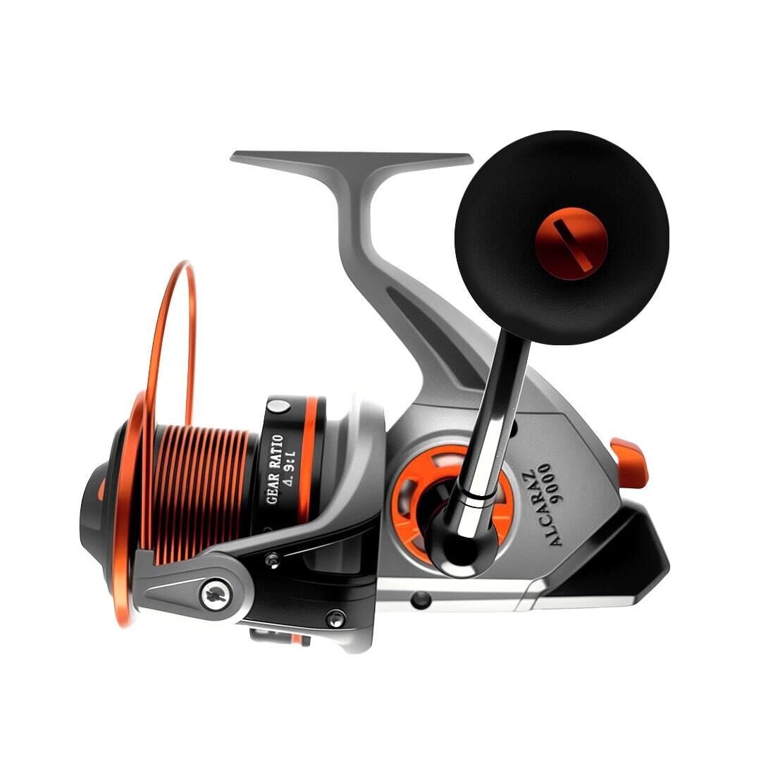 Pandora Alcaraz 9000 8+1BB Surf Olta Makinesi Gri Turuncu