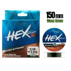 Fujin Yeni Hex 8x 0.08mm 150mt Moss Green İp Misina