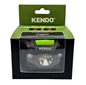 Kendo HCD-120L 120 Lümen Beyaz + Kırmızı Led Pilli Kafa Lambası