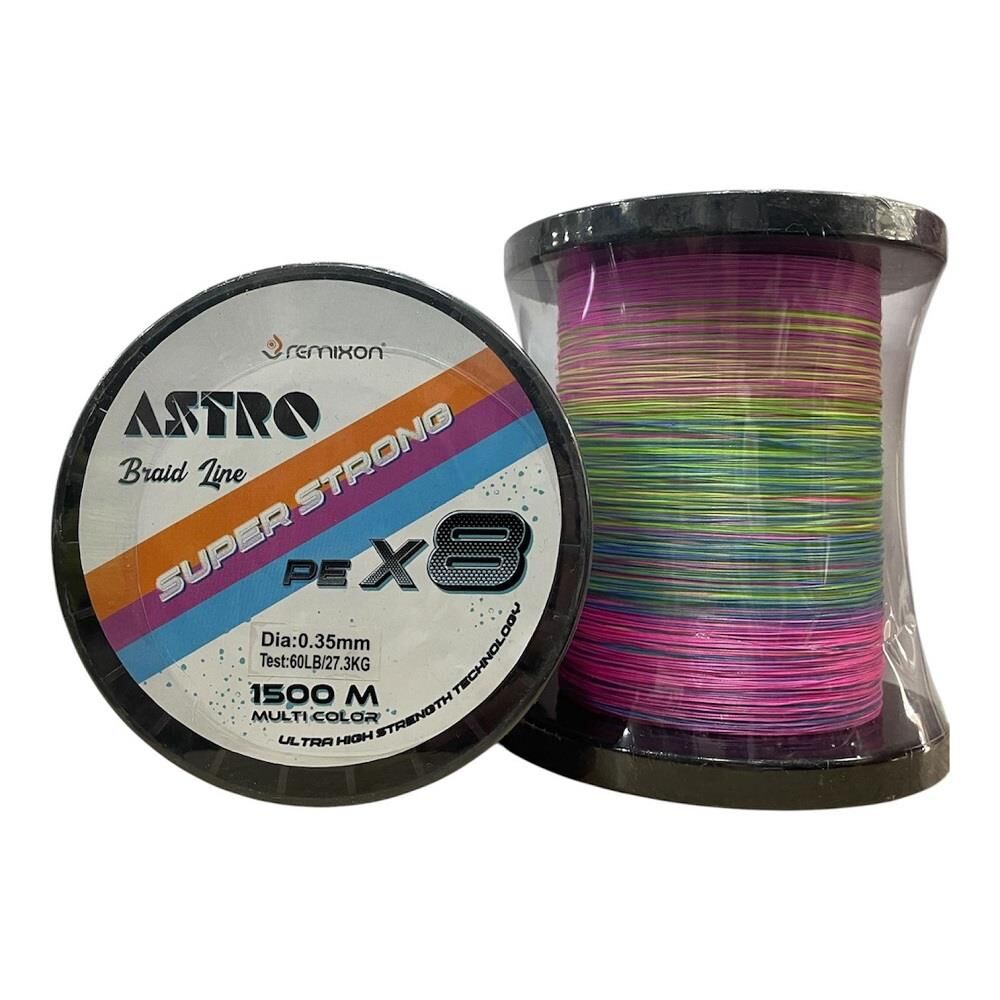 Remixon Astro 8X 1500mt 0.35mm 4.0PE İp Misina Multi Color