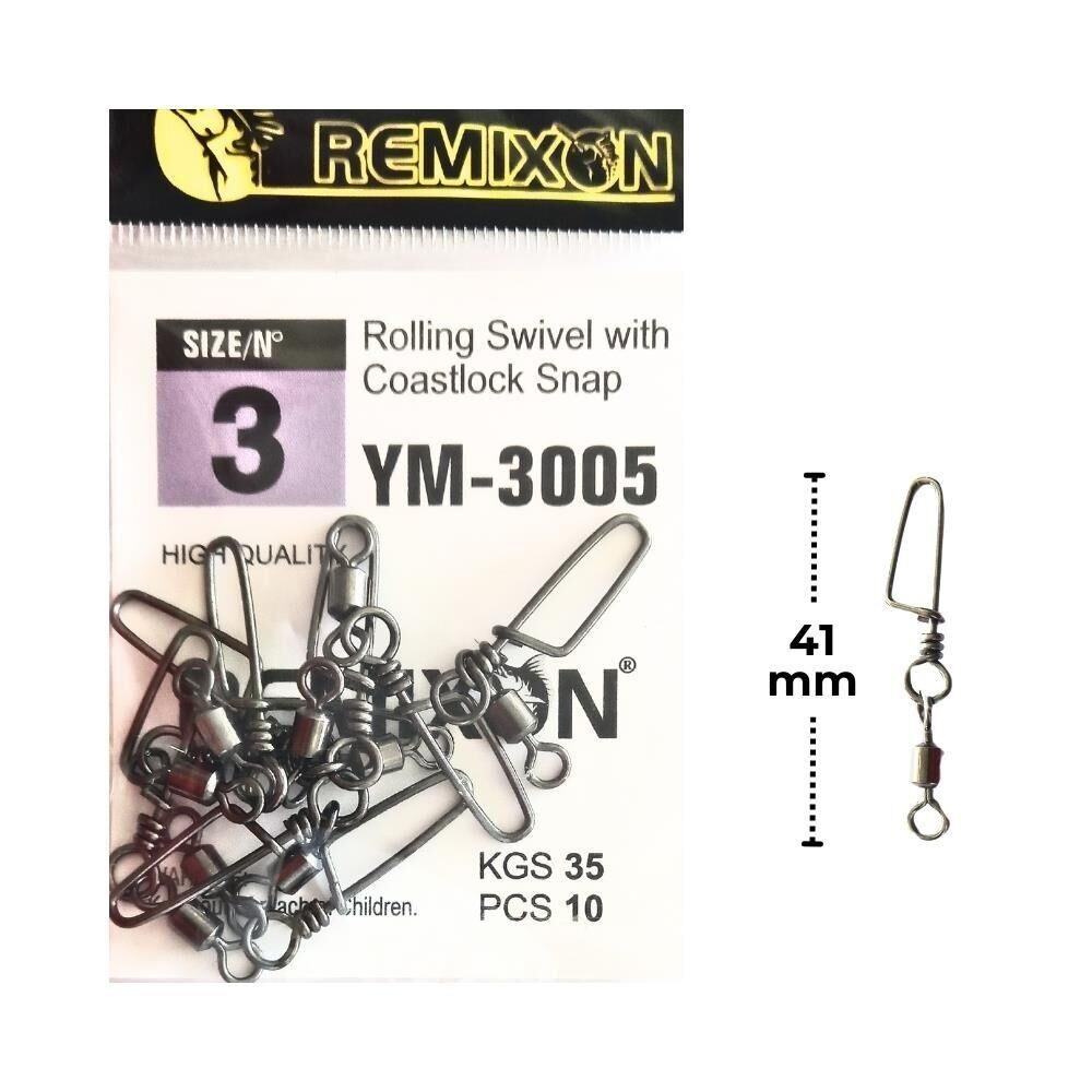 Remixon YM-3005 No:3 Klipsli Fırdöndü 10 adet