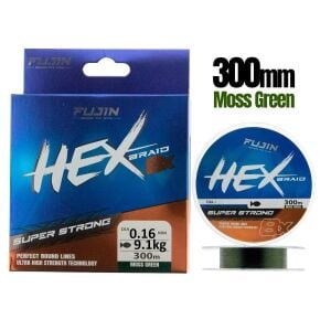 Fujin Yeni Hex 8x 0.16mm 300mt Moss Green İp Misina
