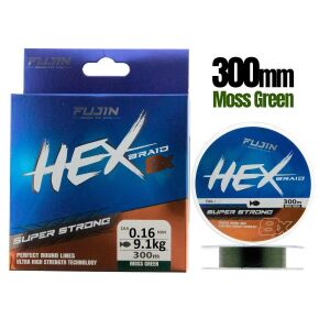 Fujin Yeni Hex 8x 0.16mm 300mt Moss Green İp Misina