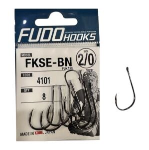 Fudo 4101 No:2/0 Fukase Black Nikel Olta İğnesi 8 Adet