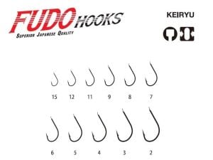 Fudo 1901 No:6 Keiryuu Black Nikel Olta İğnesi 17 Adet