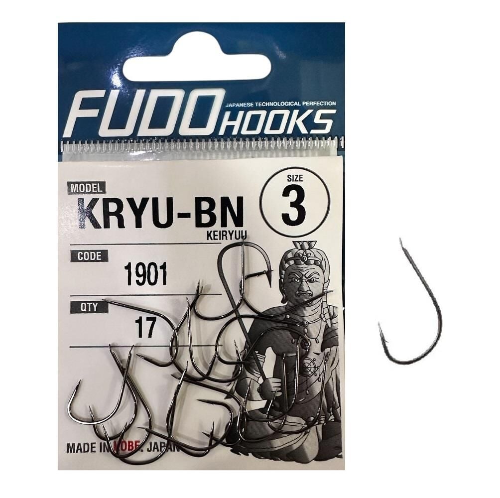 Fudo 1901 No:3 Keiryuu Black Nikel Olta İğnesi 17 Adet