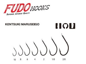 Fudo 1601 No:2/0 Kentsuki Maruseigo Black Nikel Olta İğnesi 6 Adet