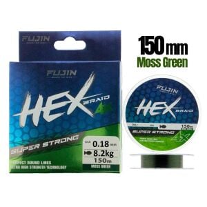 Fujin Yeni Hex 4x 0.18mm 150mt Moss Green İp Misina