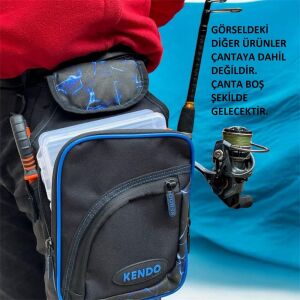Kendo Belden ve Bacaktan Bağlamalı Balıkçı Spin Çantası