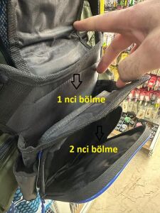 Kendo Belden ve Bacaktan Bağlamalı Balıkçı Spin Çantası