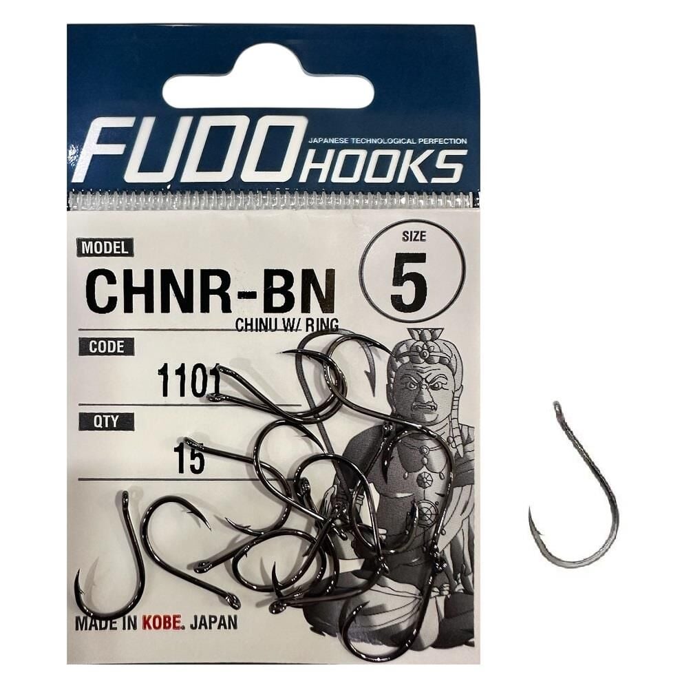 Fudo 1101 No:5 Chinu W/Ring Black Nikel Olta İğnesi 15 Adet