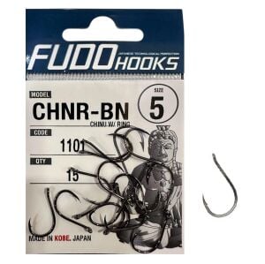 Fudo 1101 No:5 Chinu W/Ring Black Nikel Olta İğnesi 15 Adet