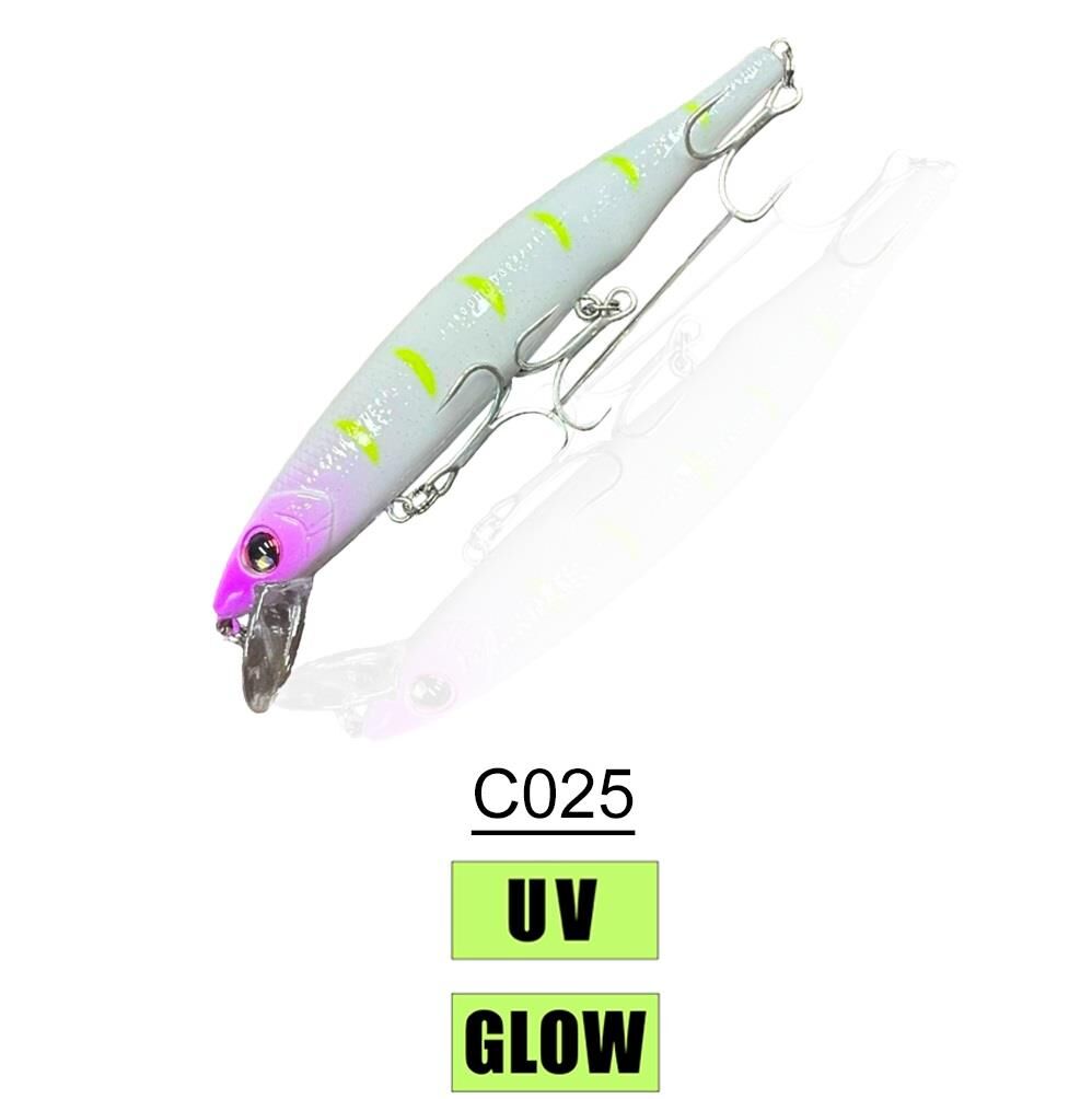 NaniwaOsakaShi Marion 120mm 20.5gr Sinking Maket Balık C025