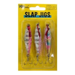 Hanfish Slap Jig UV&Glow Mix 15gr 5cm Jig Yem Seti 3 Adet