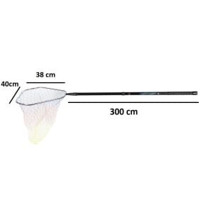 Remixon LND-21 38x40cm Misina Tor 300cm Sap Katlanır Balıkçı Kepçesi