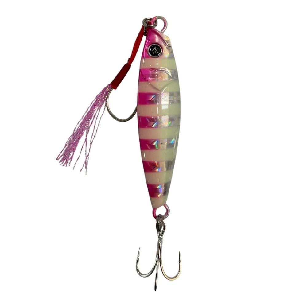 Hanfish Slap Special 30gr 6cm Jig Yem Pink Zebra Glow