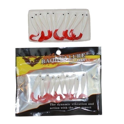 Baohua 3558 Hiper Soft 4.5cm Silikon Yem Color:2 (10 lu Paket)