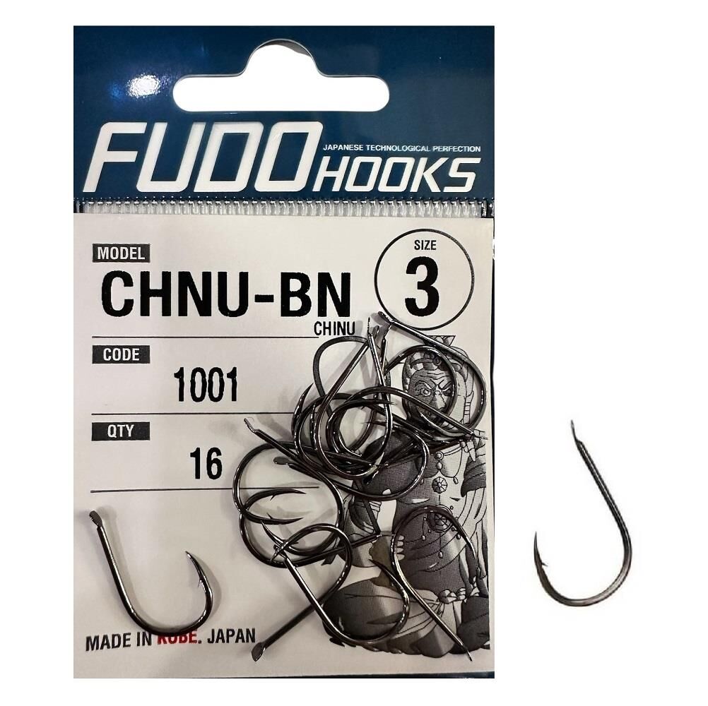 Fudo 1001 No:3 Chinu Black Nikel Olta İğnesi 16 Adet