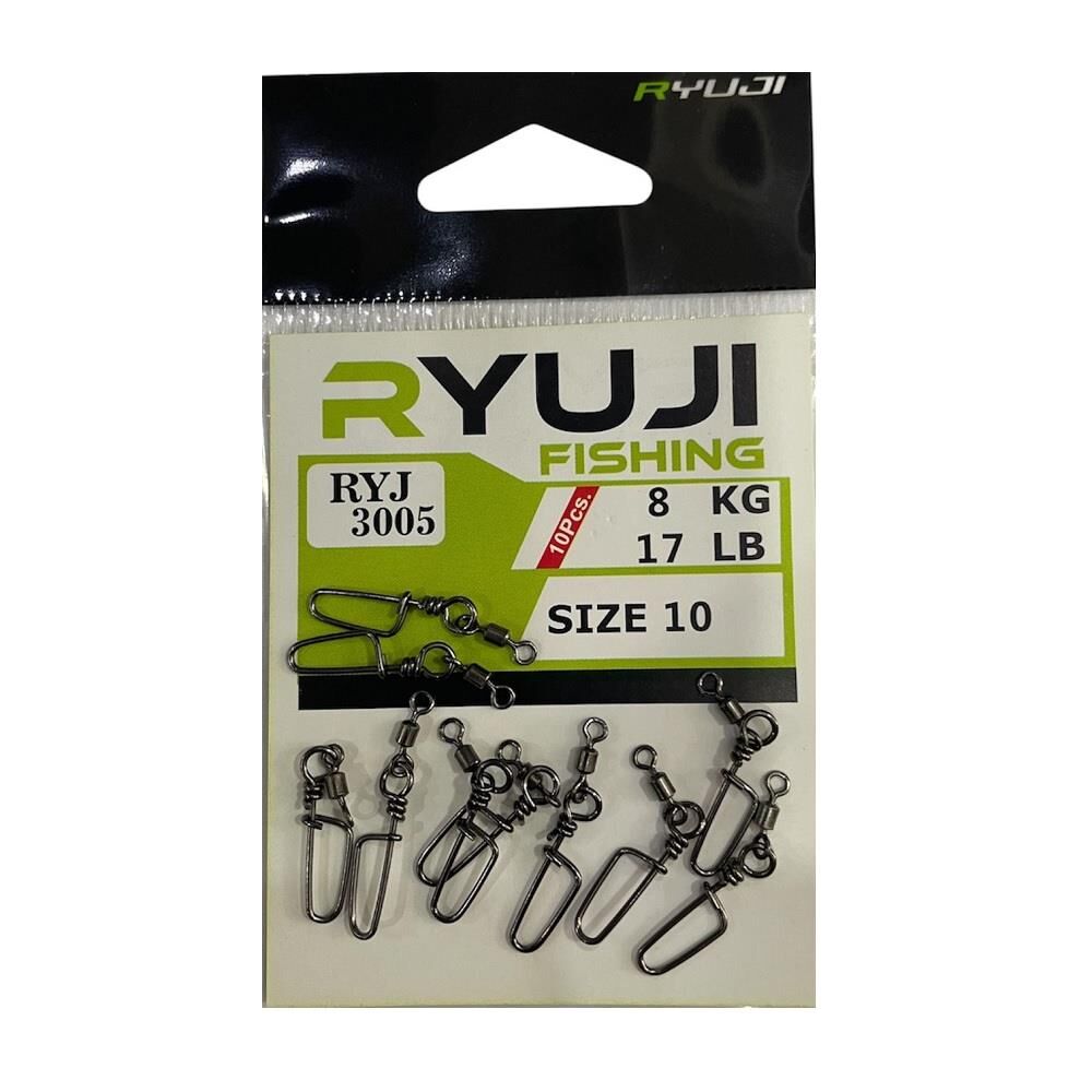 Ryuji RYJ 3005 No:10 Klipsli Fırdöndü (10 Adet)