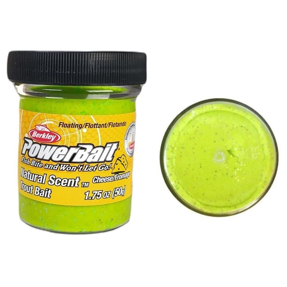 Berkley Powerbait Extra Scent Cheese Simli Alabalık Hamuru Chartreuse Gltr