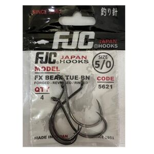 FJC 5621 No:5/0 FX Beak Tue Black Nikel Olta İğnesi 4 Adet