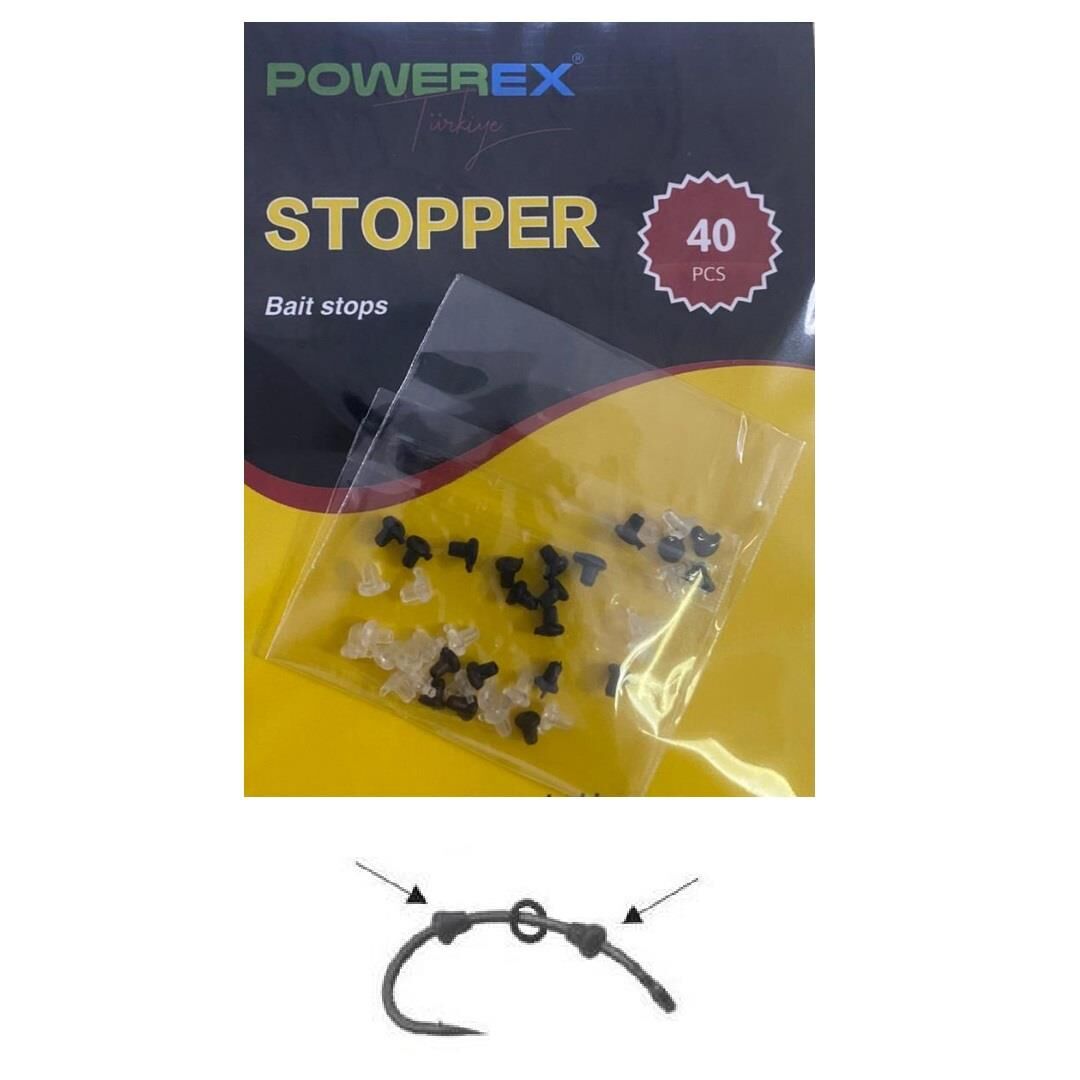 Powerex Silikon Yem Hizalama Aparatı 5mm 40 Adet Şeffaf-Siyah