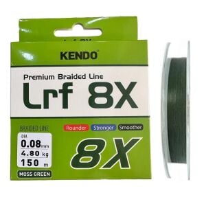 Kendo Lrf 8X Fighting 150 mt 0.08mm Örgü ip Misina (Moss Green)