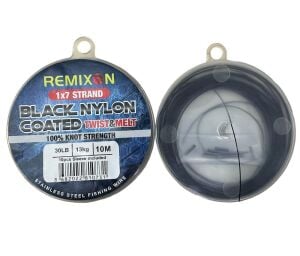 Remixon 30 Lbs (13 kg) Siyah Çelik Tel 10 Metre